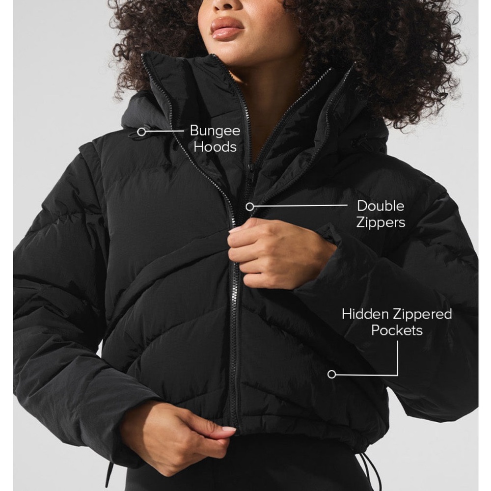 ALO Glacier Puffer M Black
